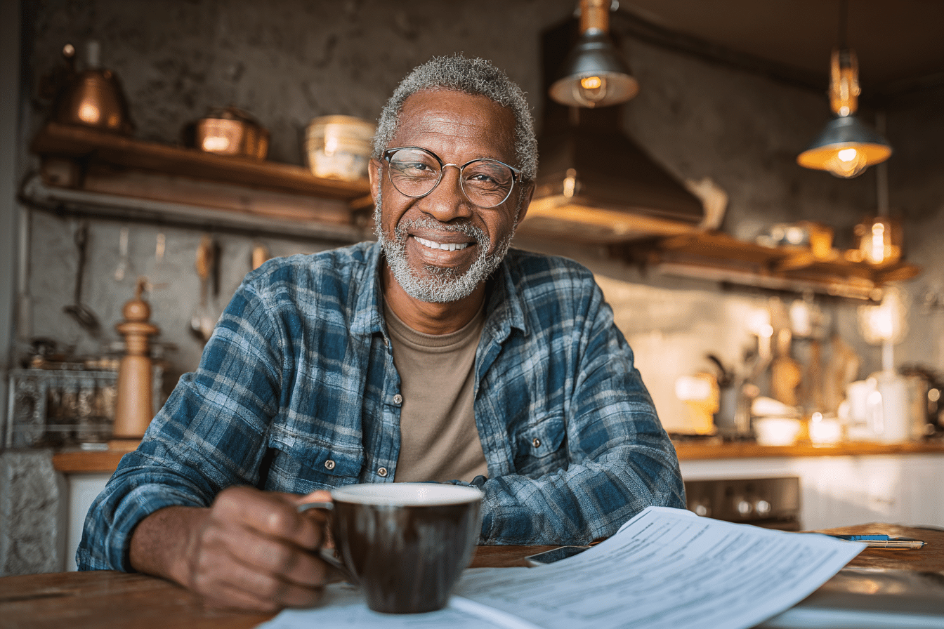 Mega Backdoor Roth Full Guide: Man at table with Roth conversion documents