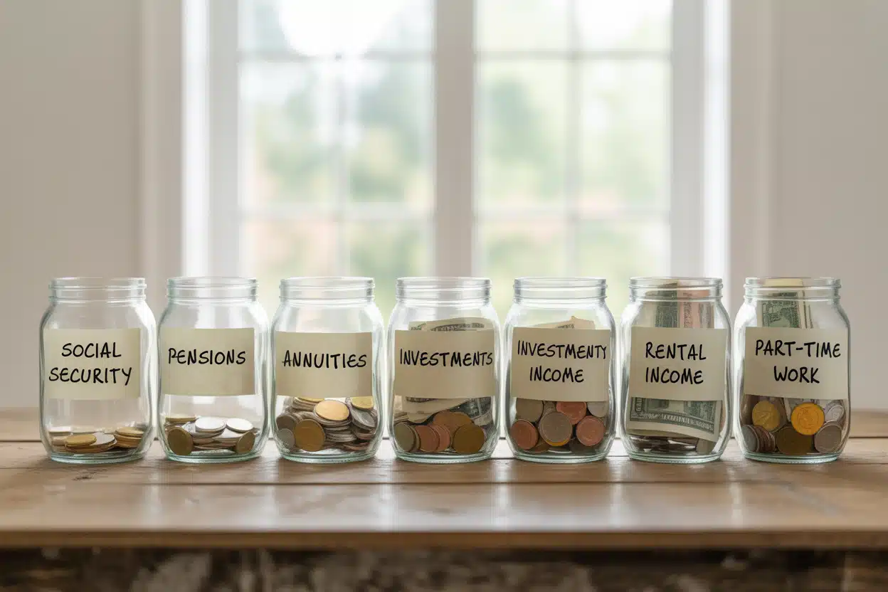 Six sources for creating a retirement income stream